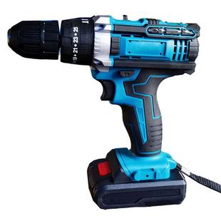 24v充电手电钻电动螺丝刀批起子机多功能家用工具锂电冲击钻 21v