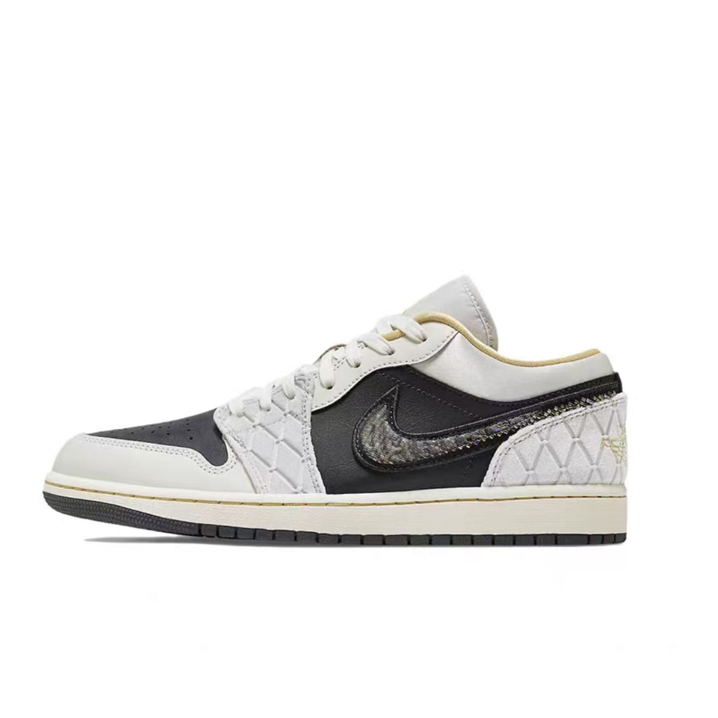 黑金天命蛇年限定春池鱼休闲板鞋