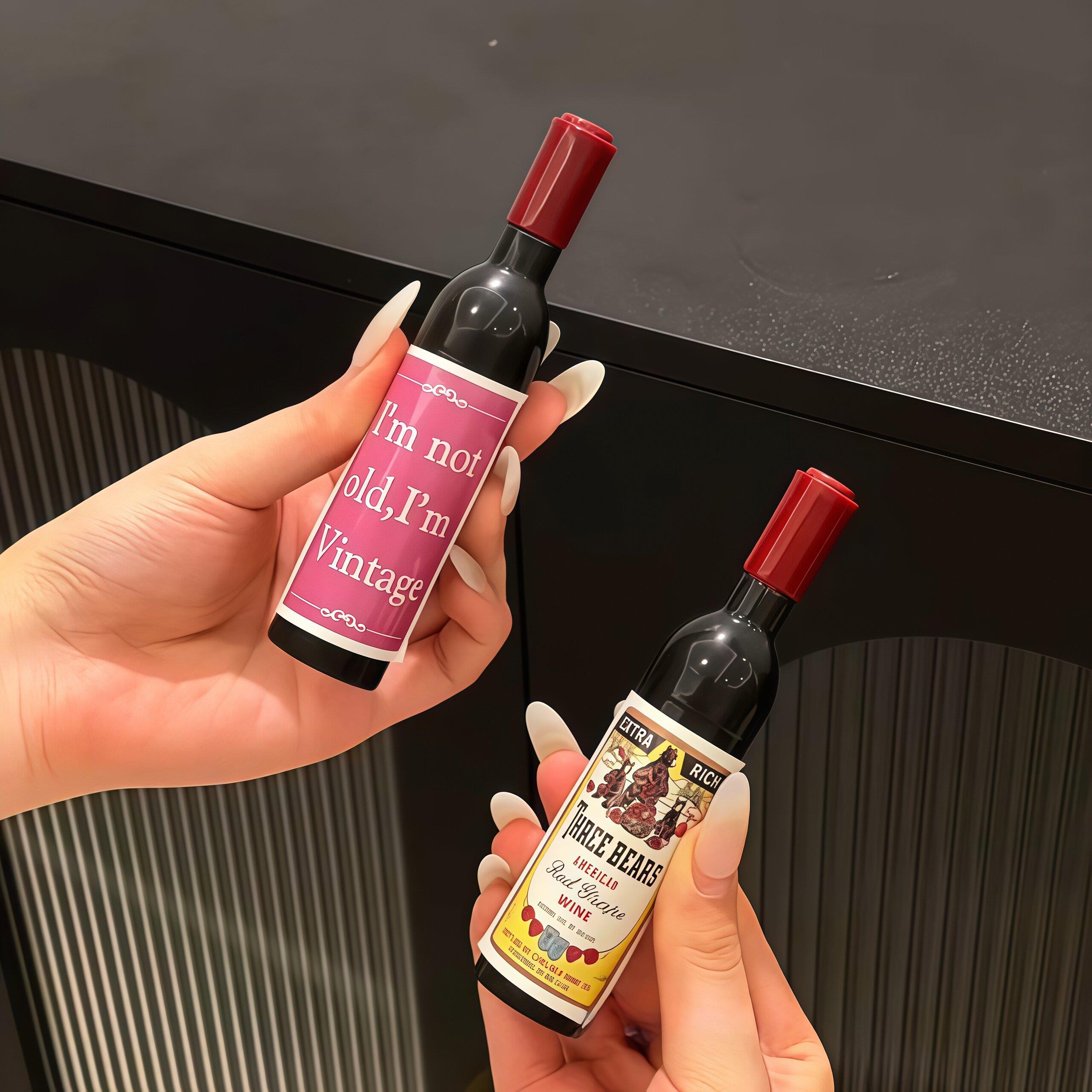 2025新款个性彷真立体红酒造型开瓶器多功能创意红酒开瓶器冰箱贴