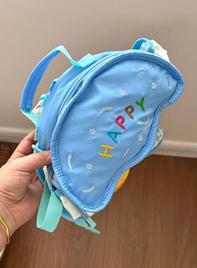 多巴胺儿童双肩包可拆卸轻便零钱包幼儿园小学生男孩女孩户外书包