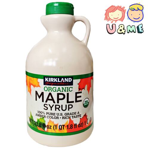 加拿大kirkland maple syrup枫叶树糖浆枫糖浆1升A级专用咖啡调味