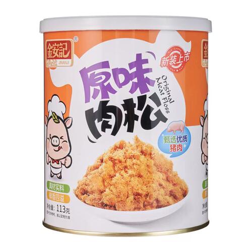 代购台湾金安记肉松300g罐装海苔芝麻酥脆宝宝儿童肉松烘焙鱼松