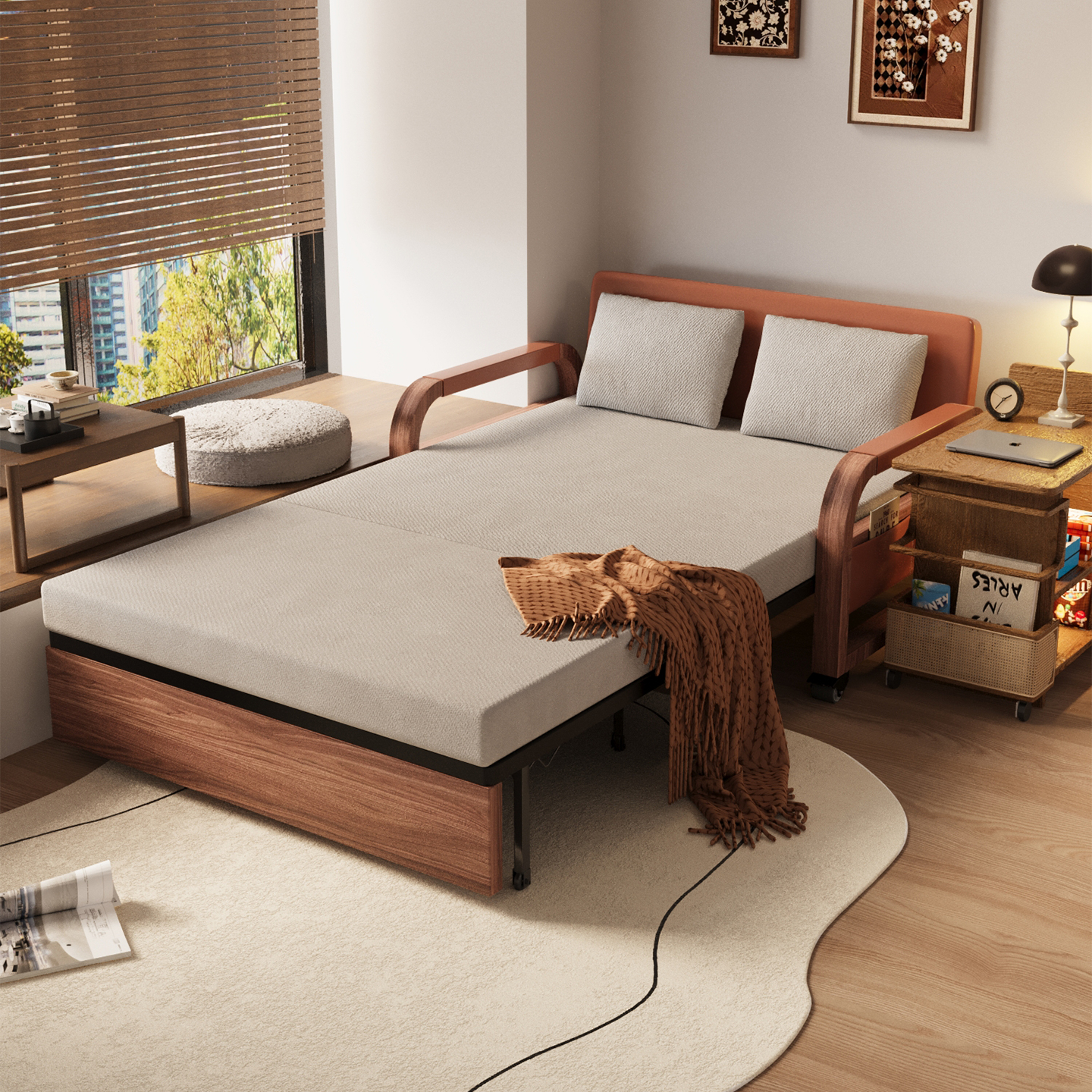 沙发床折叠两用2025新款小型拉床