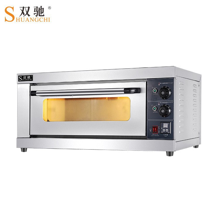 双层烘焙设备电热全自动电烤炉商用双层家用大容量披萨烤箱