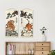 猛虎下山图幽默搞笑装 饰挂画挂图电表箱餐厅卧室猛虎上山海报壁画