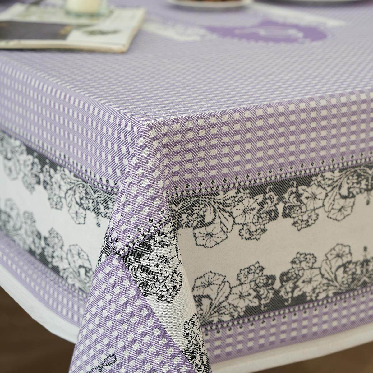 ekelund桌布法式覆古高级感长方形餐桌布提花茶几盖布2025年新款