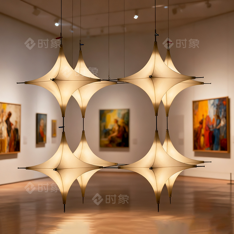 设计师酒店大堂商场装饰吊灯别墅复式楼复古风餐厅吧台氛围感灯具