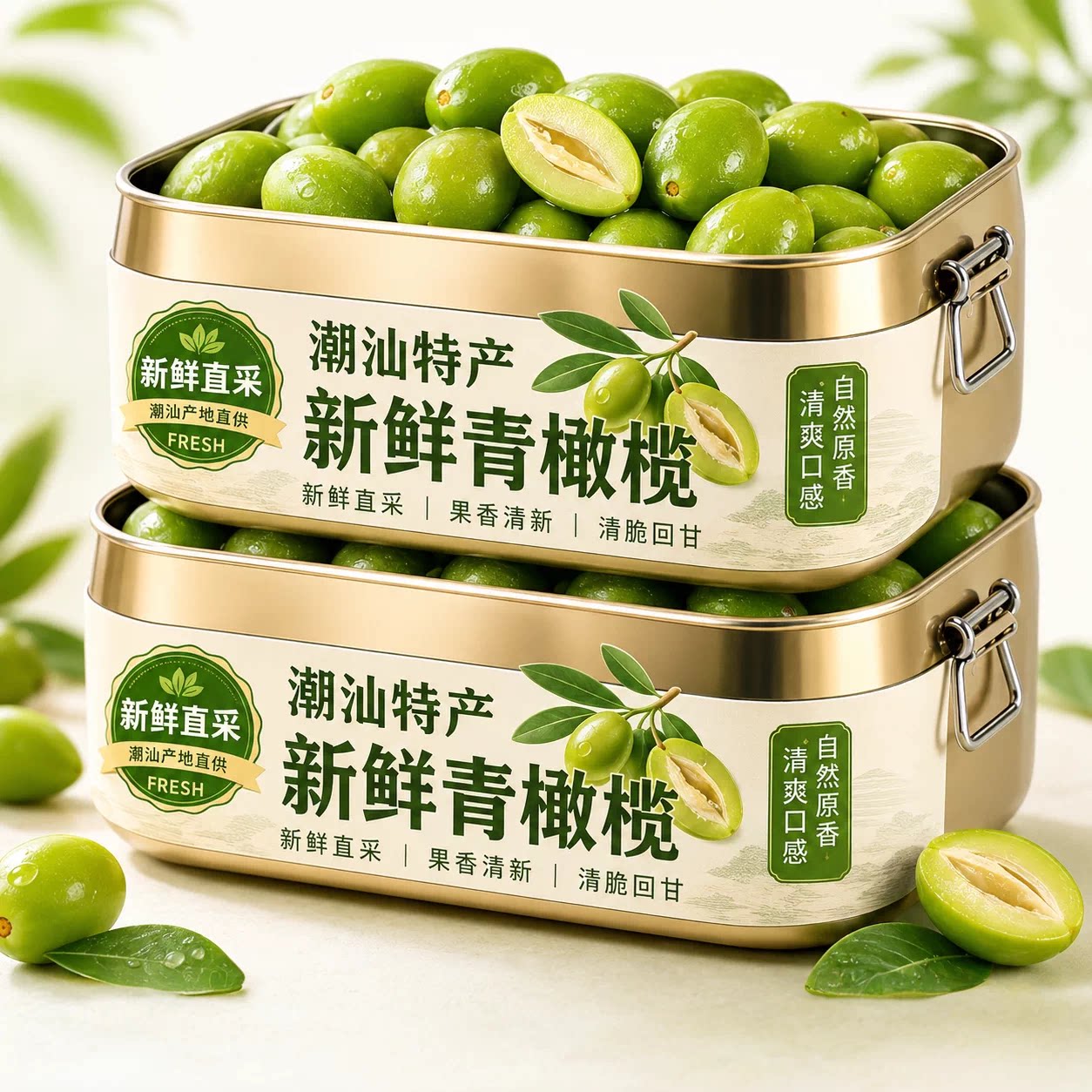 新鲜采摘青橄榄果新鲜檀香橄榄500g甘草新鲜蜜饯福建炖汤孕妇水果