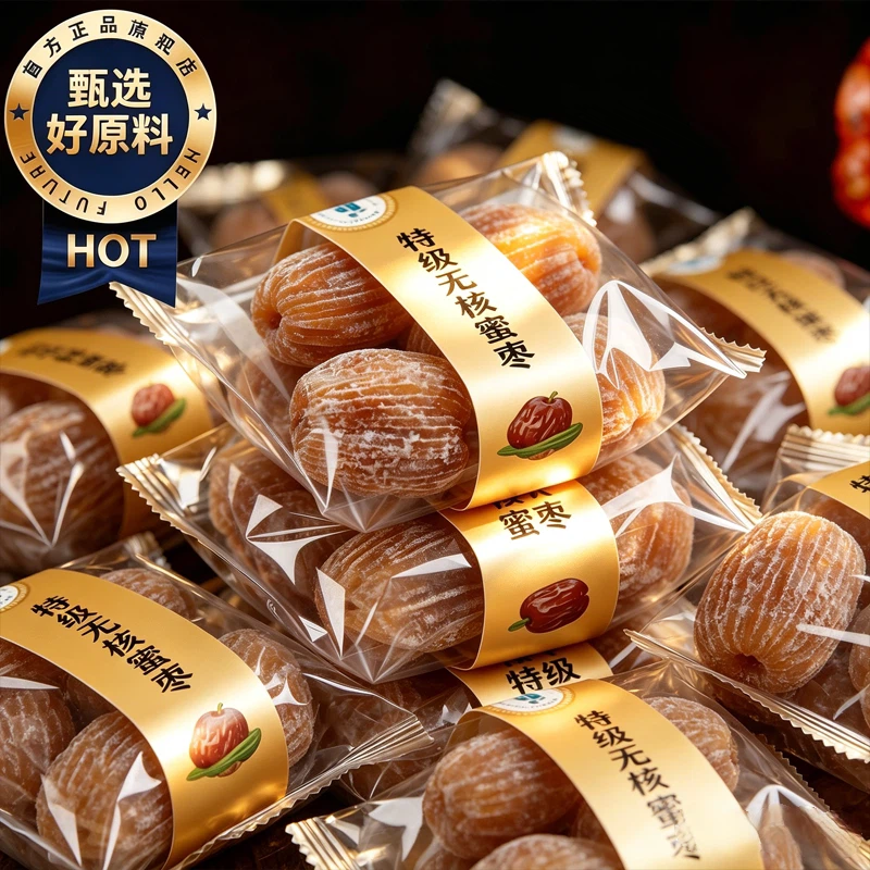 央妈推荐！蜜枣包粽子专用特级无核老式金丝密枣煲汤用官方旗舰店