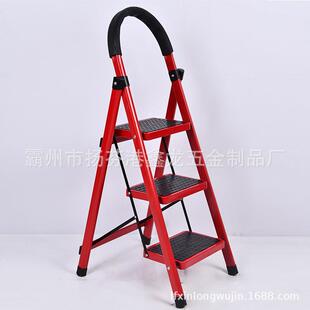 家用折叠梯子加厚碳钢人字梯户外便携伸缩梯室内室外工程折叠梯