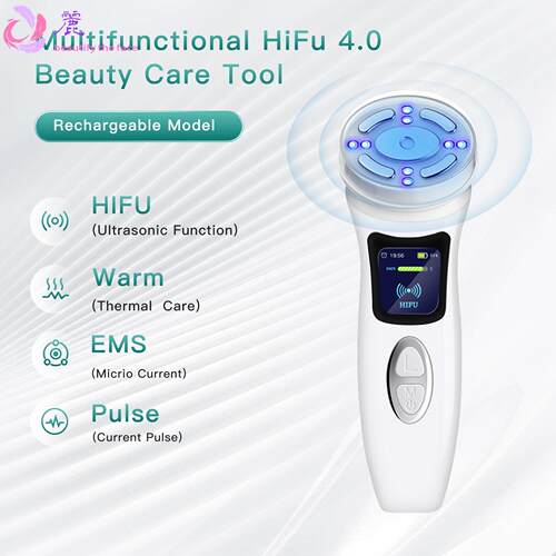 四代 MINI HIFU 迷你超声刀 精雕仪 热能 EMS 微电脉冲美容仪 跨