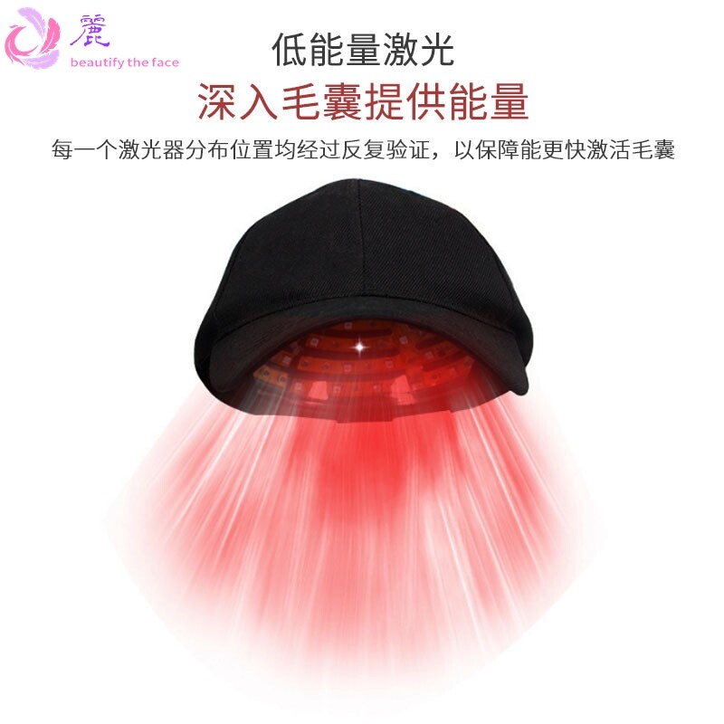 激光生发仪红外理疗养发密发红光固发头盔厂家直销便携激光护发帽