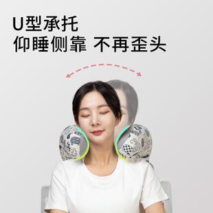 工位仰睡枕办公椅头枕靠垫办公室午休神器睡觉护颈枕靠背枕午睡枕