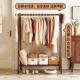 实木衣帽架全实木衣架落地卧室家用挂衣架房间简易榉木晾衣服架子