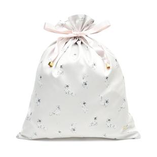 可爱猫咪印花仿丝面料旅行内衣收纳袋 抽绳袋小物收纳 大小号可选