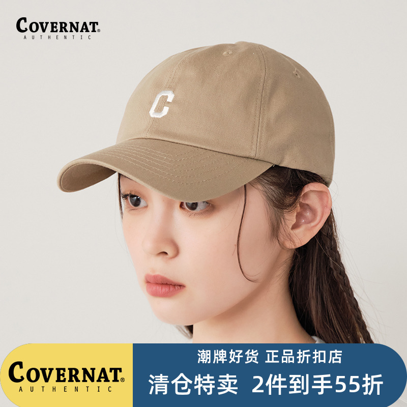 Covernat鸭舌帽帽子男女新品小C标 LOGO刺绣棒球帽时尚显脸小潮酷