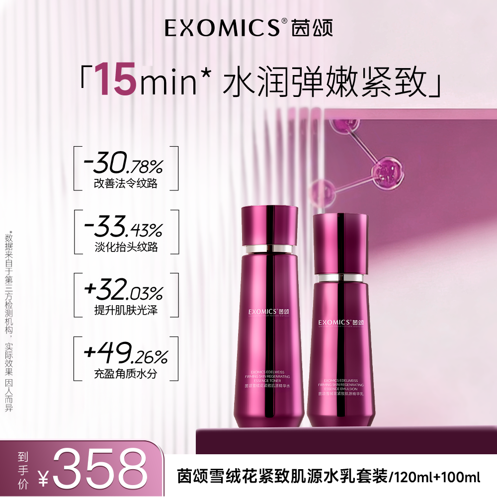 茵颂水乳套装2.0适合大部分肤质