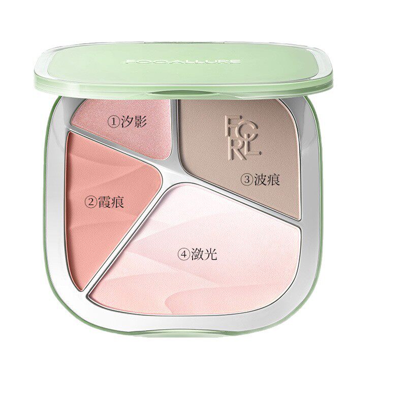 【渐变塑形】菲鹿儿四色高光修容综合盘高光光影面部哑光鼻影修容