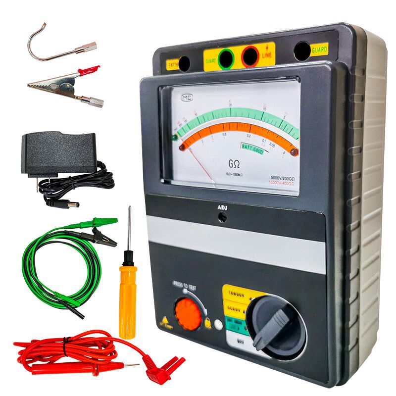 KD2676手持指针式绝缘电阻测试仪电阻表兆欧表高压10000V.5000V