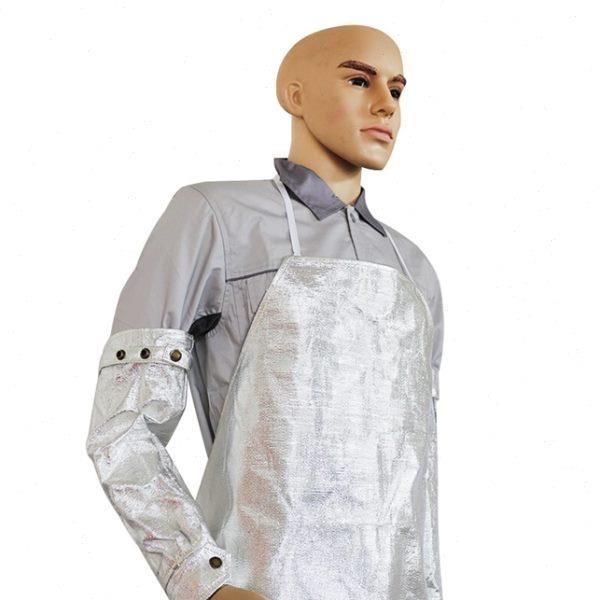 谋福8093防火五指隔热手套 炼钢炉服 铝箔耐高温防护服 防火工作