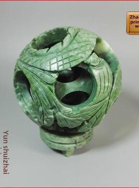 采购产品天然南洋玉套球，路路通饰品，运势球，家庭风水饰品，礼
