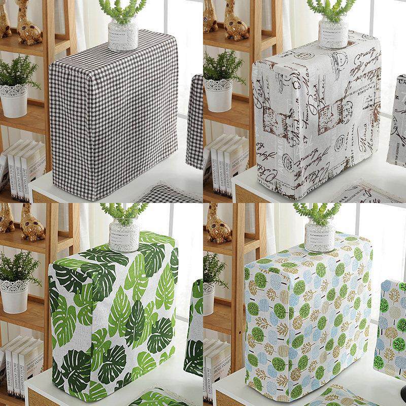 电脑主机罩防尘套imac罩主机箱罩简约现代布艺打印机一体机保护套