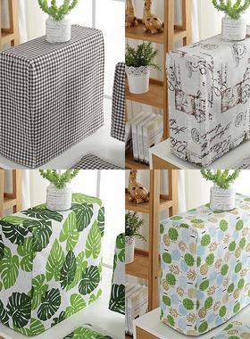 电脑主机罩防尘套imac罩主机箱罩简约现代布艺打印机一体机保护套