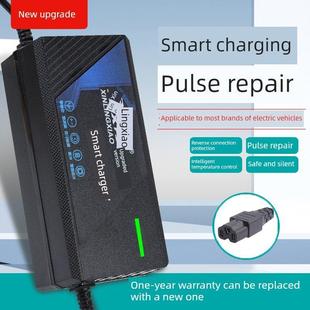 适用威尔斯电动车电瓶车通用充电器36V48V12Ah48V20Ah60V72V