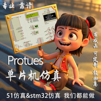 stm32单片机仿真设计定制51成品程序开发protues仿真软硬件代做