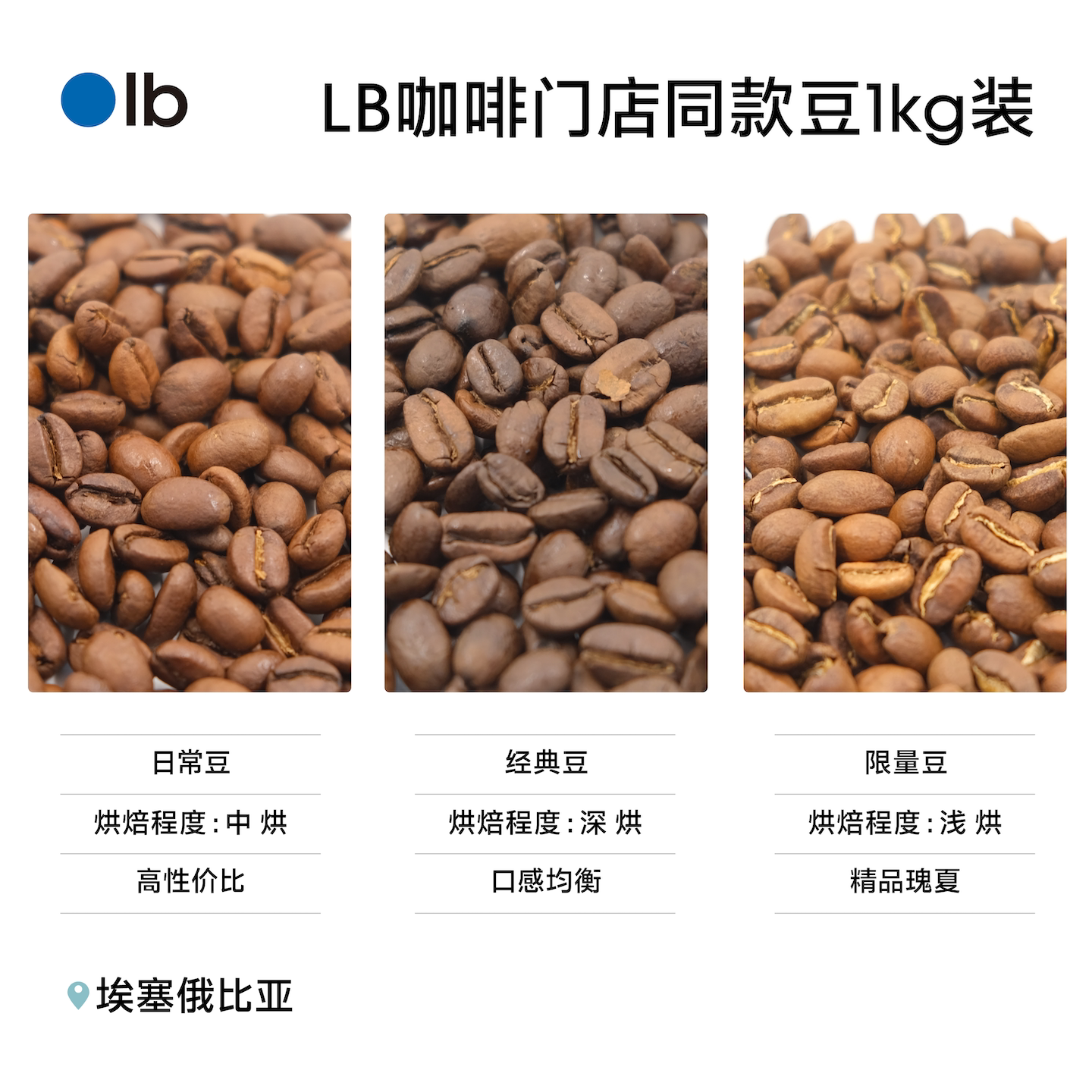 LB咖啡门店同款咖啡豆图片