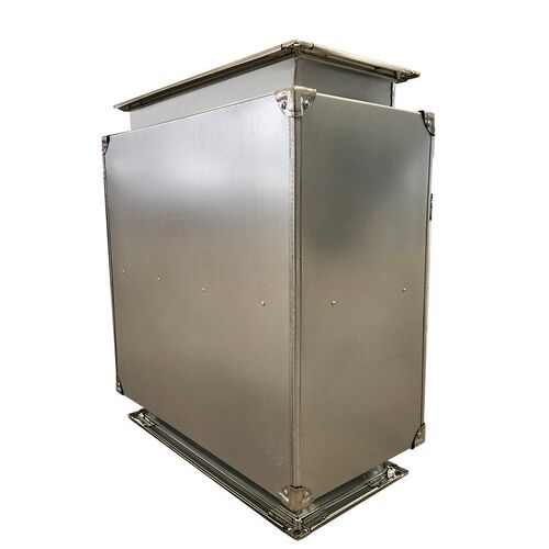现货镀锌吸音降噪工业消声u器管道商用阻抗复合微穿孔降噪消声器