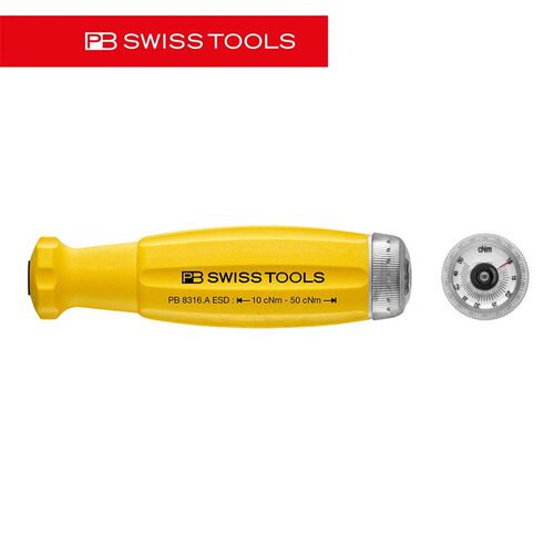 瑞士PB SWISS TOOLS防静电可调刻度 扭矩螺丝刀手柄PB 83V16 A ES