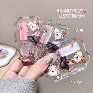 可爱眼影盘高光修容一体盘珠光粉状土豆泥哑光平价日常眼妆女学生