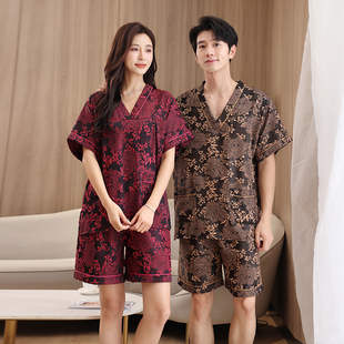 汗蒸服2025新款纯棉男洗浴服女大码汤泉衣服美容院专用足浴服采耳