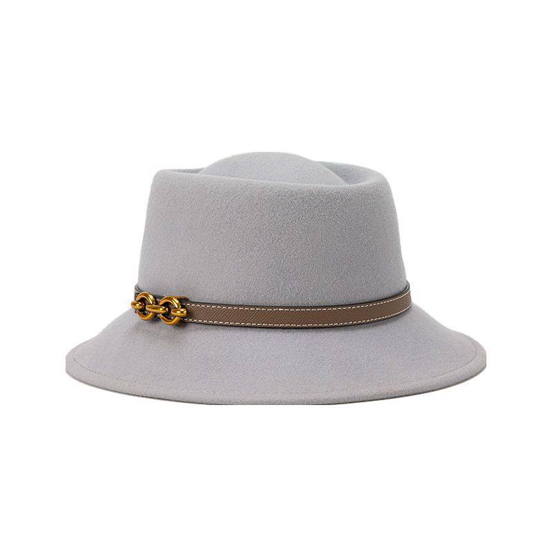 灵珑帽子2025秋冬新款优雅复古礼帽女羊毛呢盆帽休闲出游皮带现货,服饰配件/皮带/帽子/围巾,防晒帽,淘宝优惠券,粉丝福利购,淘宝优惠卷