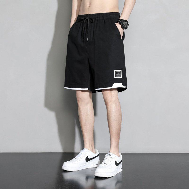 棉质短裤男夏季休闲宽松加肥大码百搭潮薄沙滩裤韩版外穿直筒短裤,男装,短裤,淘宝优惠券,粉丝福利购,淘宝优惠卷