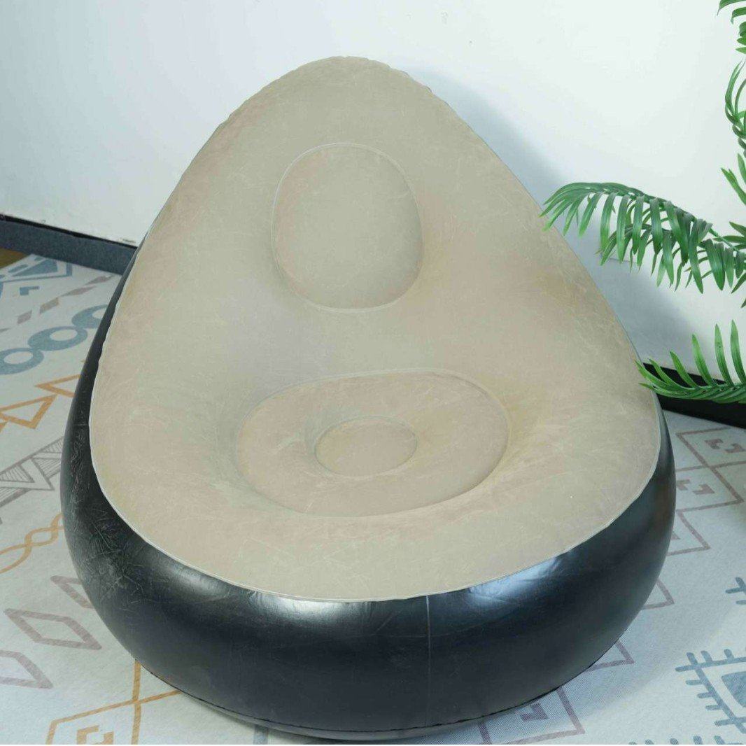 懒人沙发充气沙发可折叠躺椅植绒布加厚沙发床带脚蹬组合沙发坐椅,住宅家具,沙发,淘宝优惠券,粉丝福利购,淘宝优惠卷