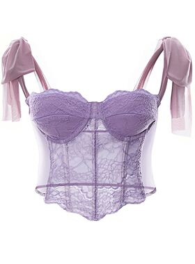 跨境欧美风蕾丝绑带撞色设计感ins风甜辣性感小吊带0372