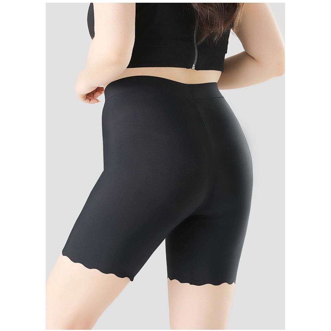 冰丝安全裤女夏季薄款大码胖mm防走光不卷边无痕高腰收腹打底短裤,女士内衣/男士内衣/家居服,女安全裤,淘宝优惠券,粉丝福利购,淘宝优惠卷