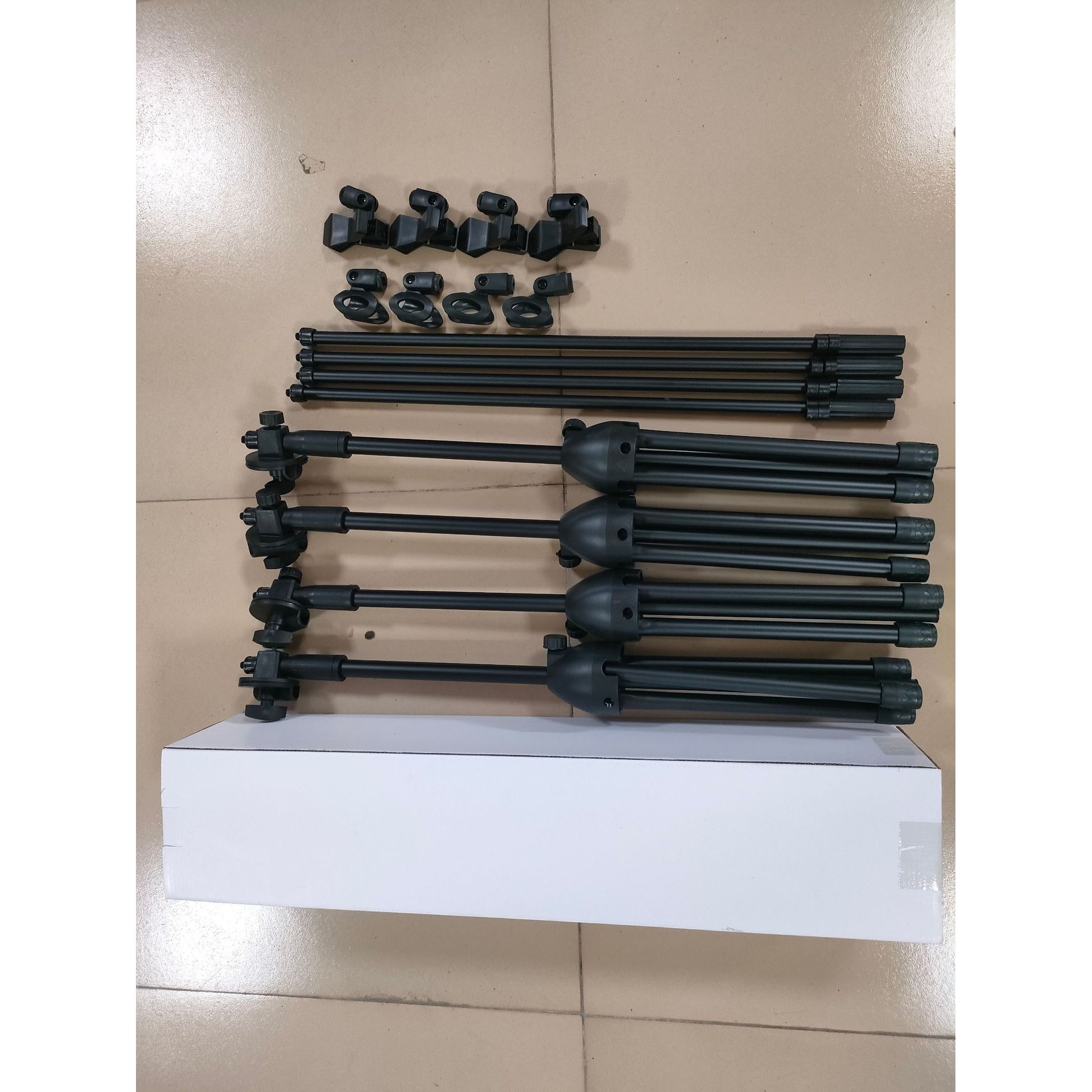 4套一盒麦克风支架落地升降可调节直播录音户外K歌话筒落地三脚支,影音电器,支架,淘宝优惠券,粉丝福利购,淘宝优惠卷