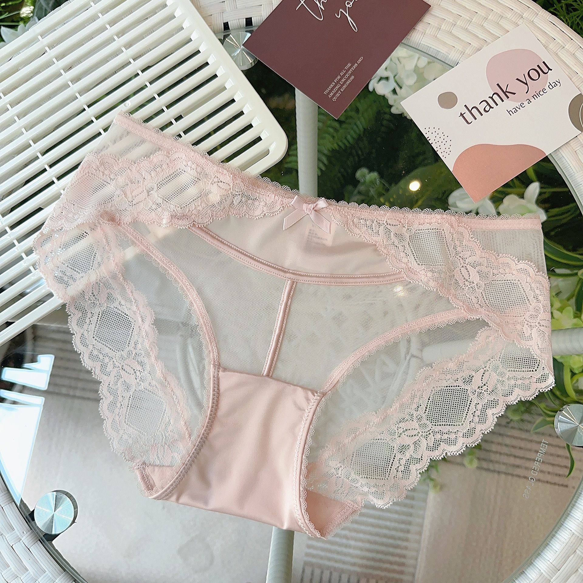 740# 新品2025夏季高端丝质弹力镂空内裤女火辣性感蕾丝时尚蝴蝶,女士内衣/男士内衣/家居服,女三角裤,淘宝优惠券,粉丝福利购,淘宝优惠卷