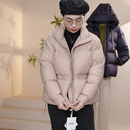 加厚秋冬百搭时尚 90鹅绒2025新款 宽松洋气拼接潮流鹅绒服羽绒服