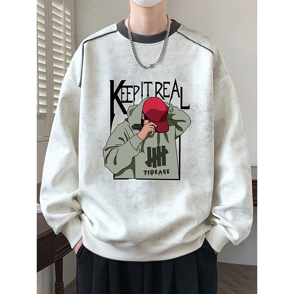 2026新款春秋季长袖卫衣男孩初中高中学生青少年帅气大童男装上衣