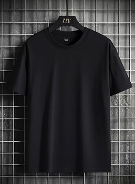 2026纯棉中高考穿专用衣服男女款无金属纯色T血夏季短袖t恤无字母