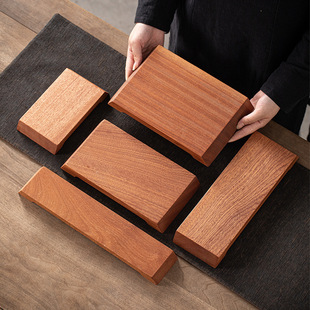 天然石头实木长方形正方圆形展示架托架佛像陶瓷工艺品摆件木底座