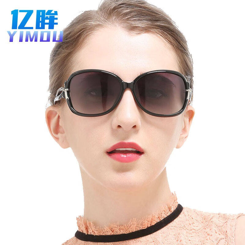 亿眸新款百搭女士大框偏光太阳镜女款时尚防晒墨镜眼镜驾驶镜逛街