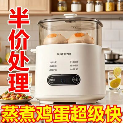 英国智能蒸蛋煮蛋器包子机宝宝溏心蛋温泉蛋多功能家用迷你煮蛋器