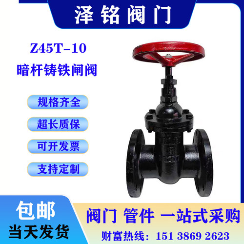 铸铁法兰闸阀Z45T-10/16