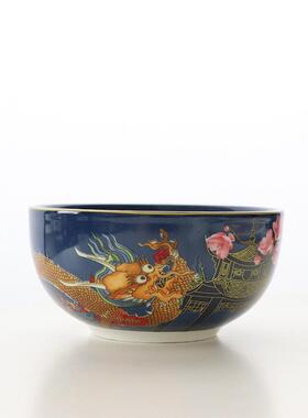 61K3中国风龙凤系列陶瓷大碗家用饭碗面碗沙拉碗汤碗轻奢餐