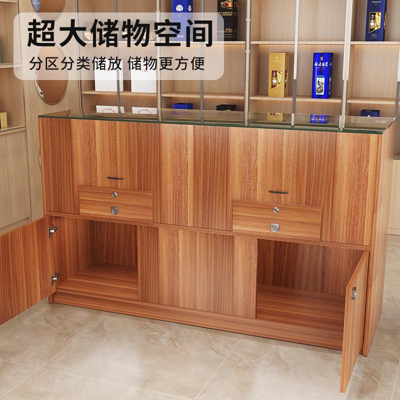 新款超市烟柜展示柜台烟柜便利店玻璃烟柜货架带收银组合可加锁柜
